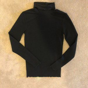 Black mock turtleneck